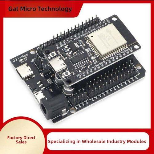 USB Type-C ESP32开发板 CH340C WiFi+蓝牙超低功耗双 核ESP32-De