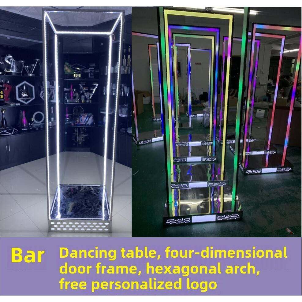 需定制酒吧发光舞蹈舞台门框舞台Led梦幻遥控点舞台四维不锈钢框,商业/办公家具,跳舞台,淘宝优惠券,粉丝福利购,淘宝优惠卷