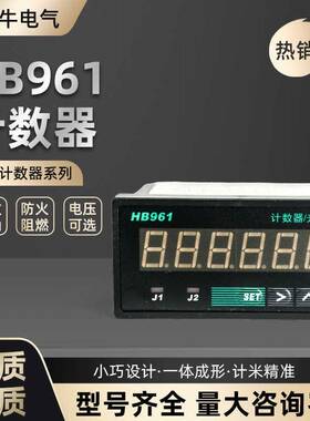 需定制HB961计数器光栅表计米器编码器流水线冲床输送带计数计米