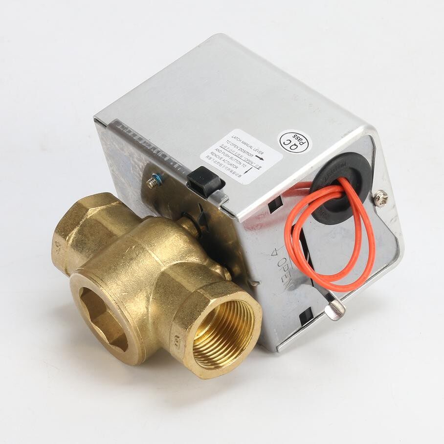 需定制亿海DYH01-A中央空调风机盘管电动二通阀执行器两通电磁阀6