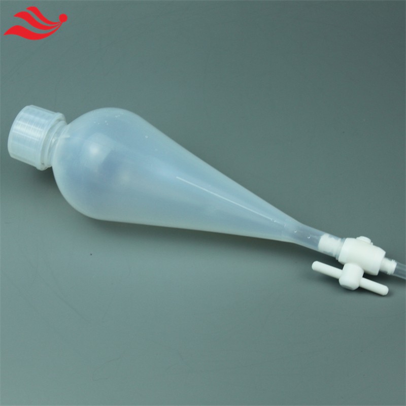 需定制现货PFA分液漏斗1Ll耐HF氟化反应装置可配蒸馏瓶用特氟龙梨