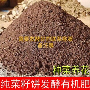 菜籽枯粉油菜籽饼粉种菜种花钓鱼打窝饵料咸味野钓发酵菜籽油枯渣