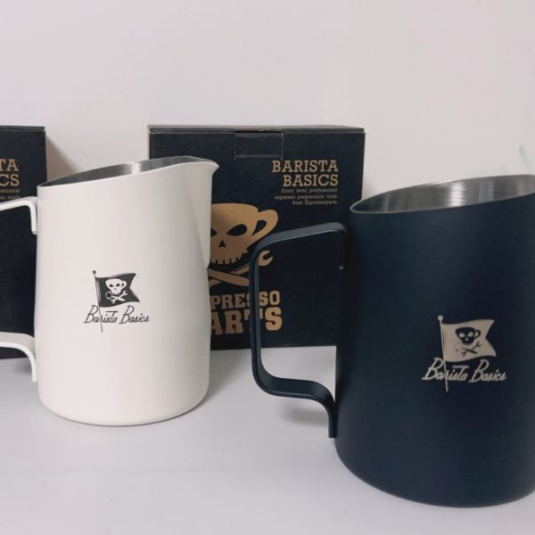 EP尖嘴圆嘴斜口450600ml咖啡拉花缸杯打奶泡杯缸哑光小绿白闪光紫