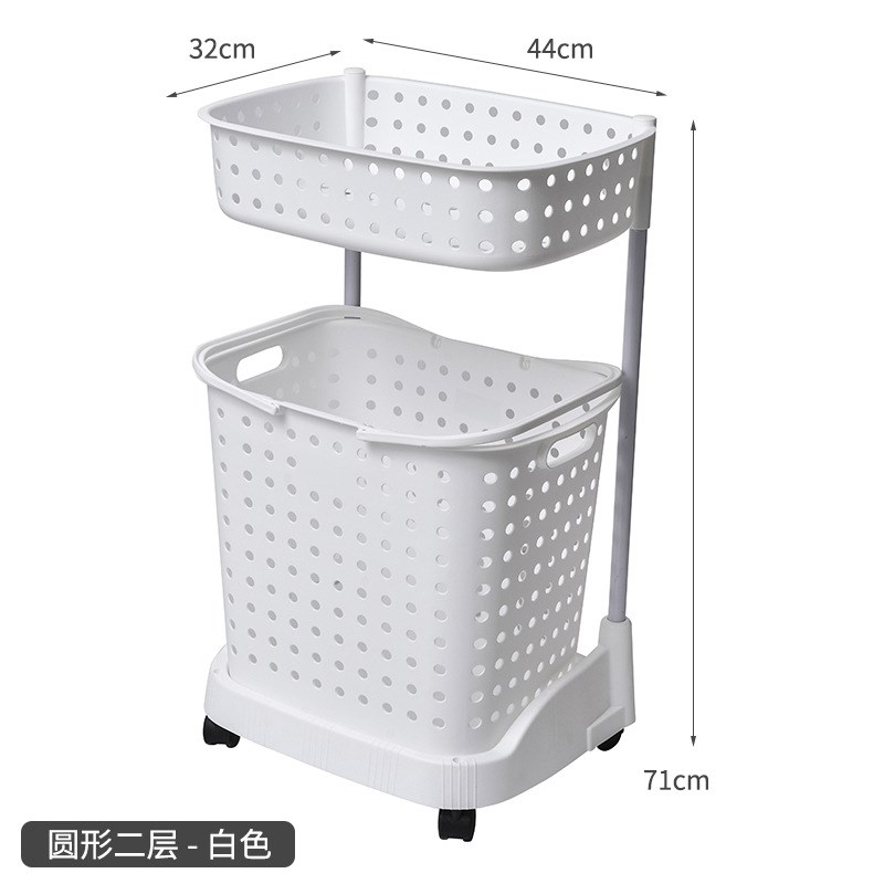 家用脏衣篮e分类分格大号塑料两层收纳筐卫生间框衣娄桶浴室置物