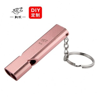 北狼户外求生专用哨高频爆音铝合金口哨登山防灾训鸟哨野营/0613