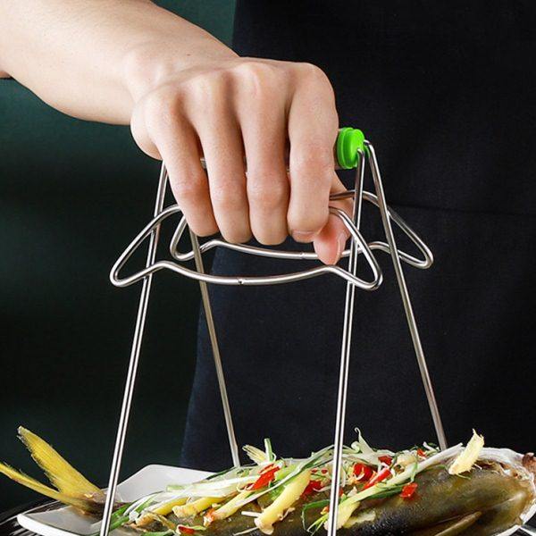 304不锈钢防滑防烫夹取碗夹子 取盘器夹菜碟子提砂锅蒸笼厨房神器,厨房/烹饪用具,厨用取碗/盘夹,淘宝优惠券,粉丝福利购,淘宝优惠卷