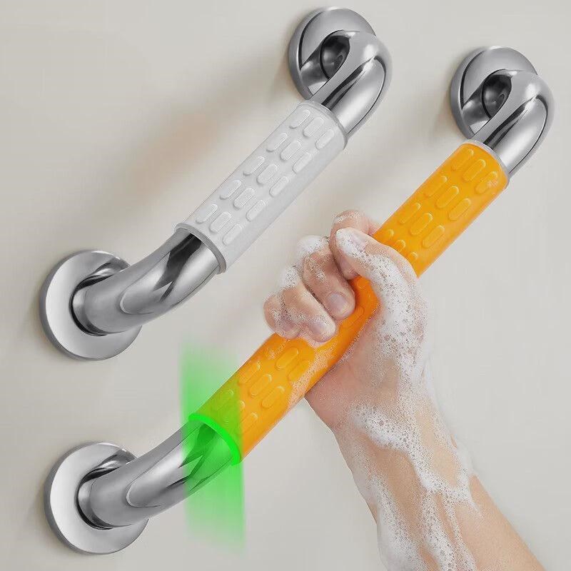 304不锈钢浴室扶手栏杆老人防摔安全拉J手架卫生间防滑把手老年人