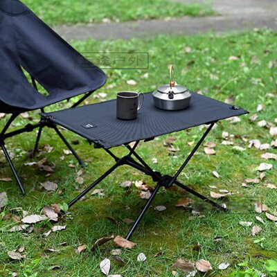 Tillak户外露营摩旅钓鱼可折叠收纳桌子轻量化便携铝合金单人桌子