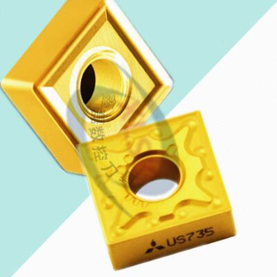 三菱数控车刀片四方形SNMG120404/08不锈钢用回型槽花纹机夹刀粒