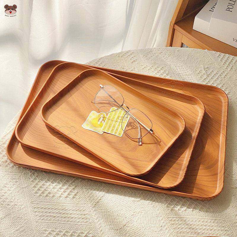 彷木纹托盘长方形酒店日式彷木精致小托盘放水杯茶杯茶盘餐盘商用,餐饮具,餐用托盘,淘宝优惠券,粉丝福利购,淘宝优惠卷