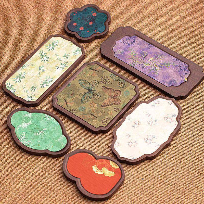 中式胡桃木色茶盘托盘复古家用壶承禅意干泡盘防水茶席隔热垫,餐饮具,茶盘,淘宝优惠券,粉丝福利购,淘宝优惠卷