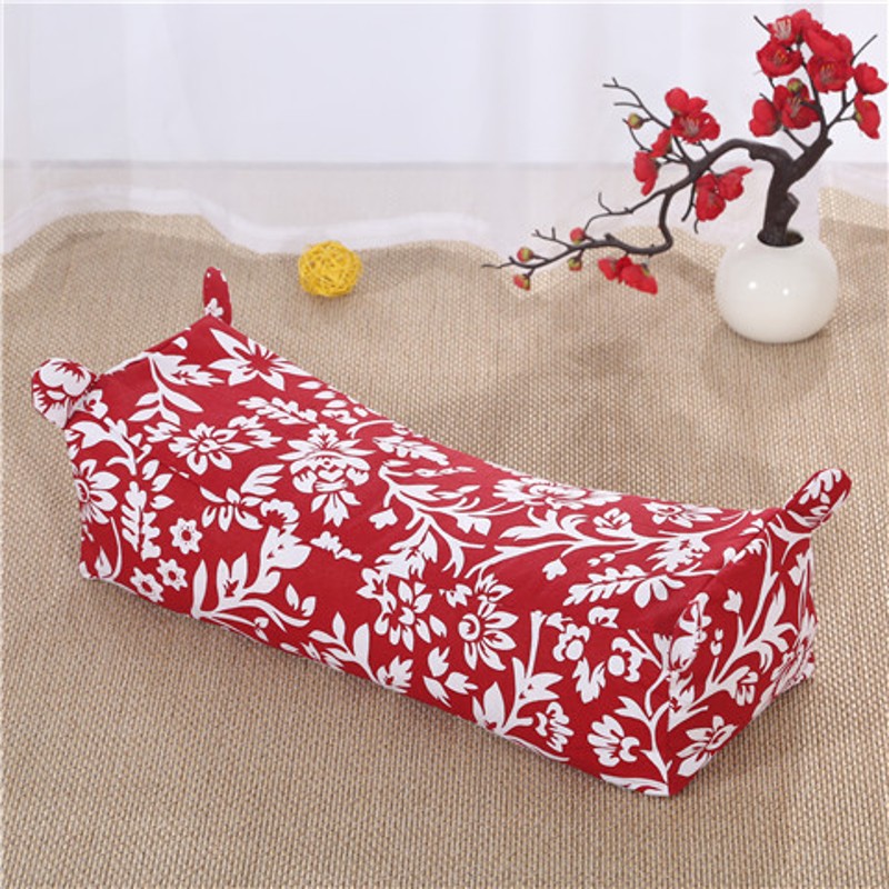 老粗布虎头枕套荞麦枕头枕芯儿童成人颈椎保健枕护颈枕老虎枕