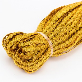 帽镶边装 0.7公分S金丝小边窗帘花边辅料配件沙发鞋 边布艺花边90米