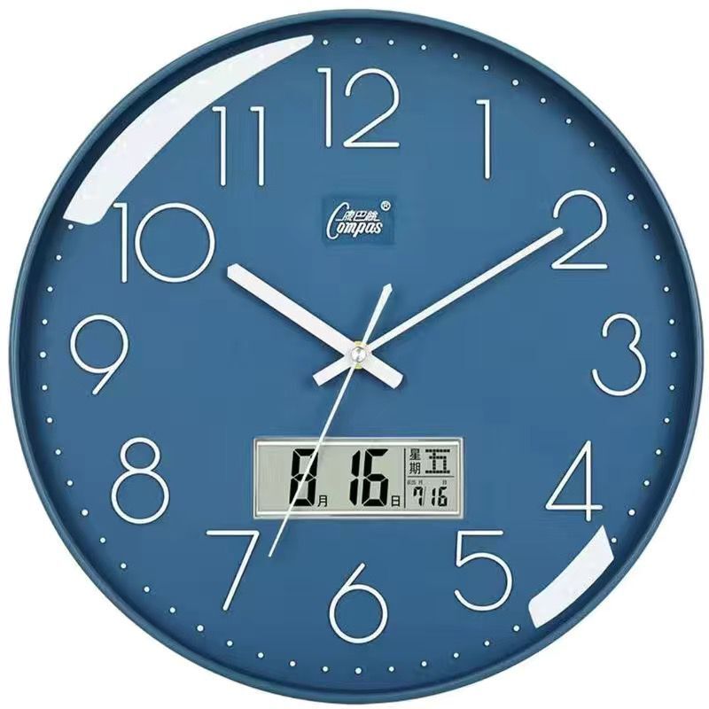 康巴丝立体挂钟客厅静音时钟简约现代F钟表个性时尚挂表创意石英