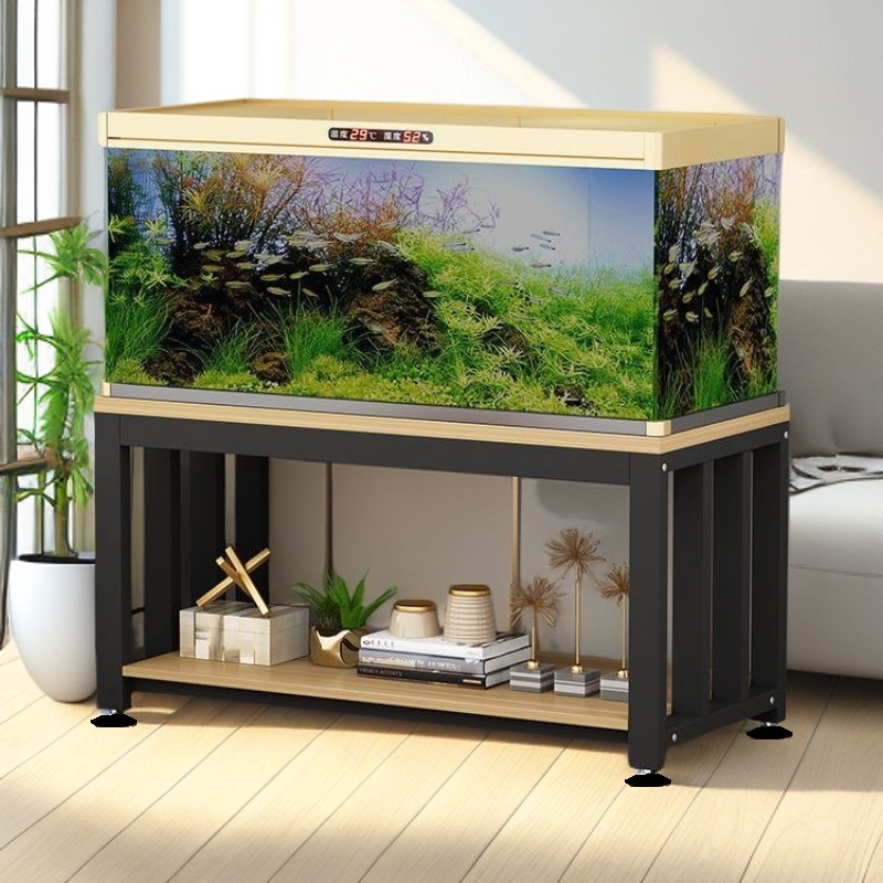 鱼缸底柜鱼缸架金属底架底座客厅鱼缸G架子铁艺鱼缸底架水族箱定