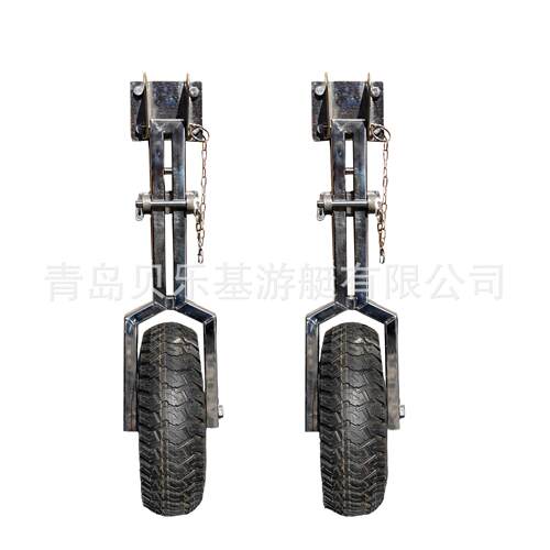 艉OJF轮冲小F轮充气铝合金轮毂钓皮划艇锋舟鱼船橡皮艇小拖轮