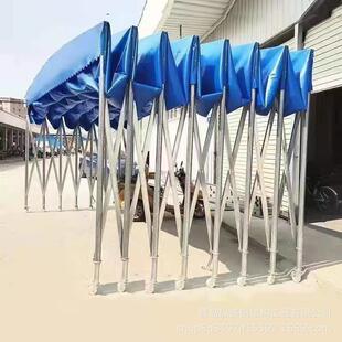 推拉雨棚遮阳棚活动伸缩仓库大排档帐篷停车厂房收缩移动棚子