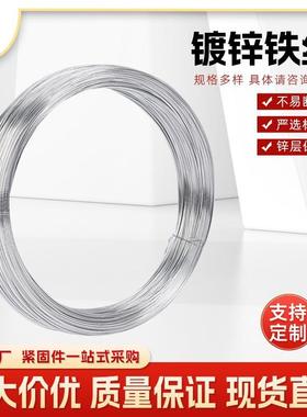 厂家铁丝线退火丝80246号铁丝镀锌铁丝工地建筑绑丝铁丝