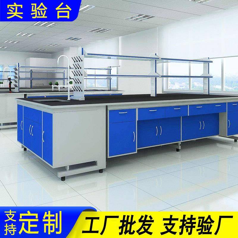 合肥实验室工作台实验台试验桌操作台水槽台钢木全钢中央台化验室
