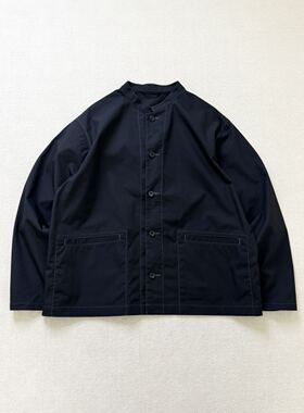 日单 娜娜米卡× 417  Band Collar Shirt Jacke联名立领衬衫夹克