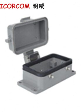 开孔 RO-BB--底座-耳安装  ADH10重载连接器带盖4RO外壳0H1AD