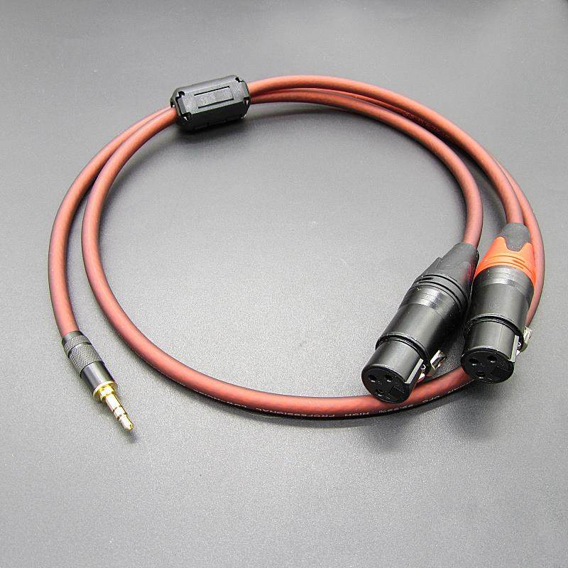 3.5转双卡农公/母线手机电脑声卡连调音台监听箱一分二卡侬音频线,影音电器,线材,淘宝优惠券,粉丝福利购,淘宝优惠卷