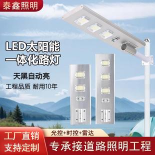 跨境一体化路灯户外庭院公园人体感应灯道路工程照明路灯