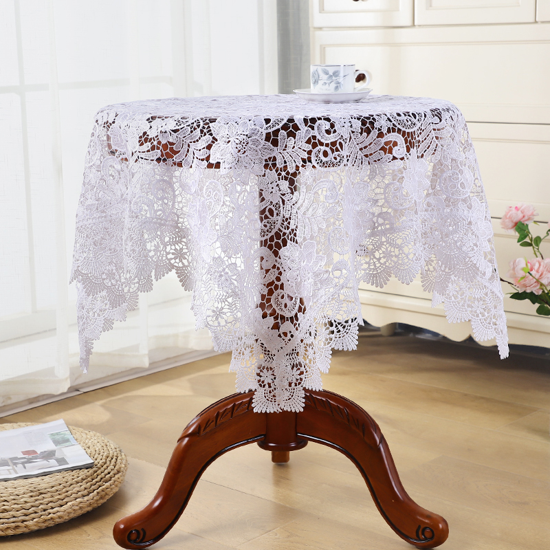 欧式桌布蕾丝镂空复古清新装饰拍照台布长方形茶几餐桌小圆桌布
