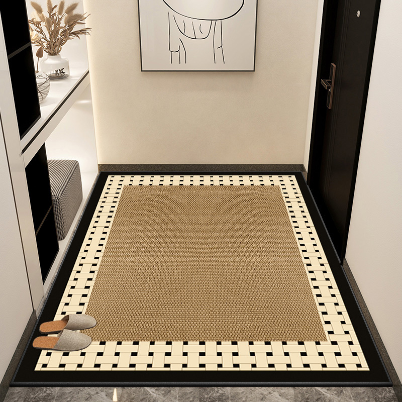 入户门地垫高级地毯脚垫门口家用可裁剪定制大门耐脏防滑软垫子