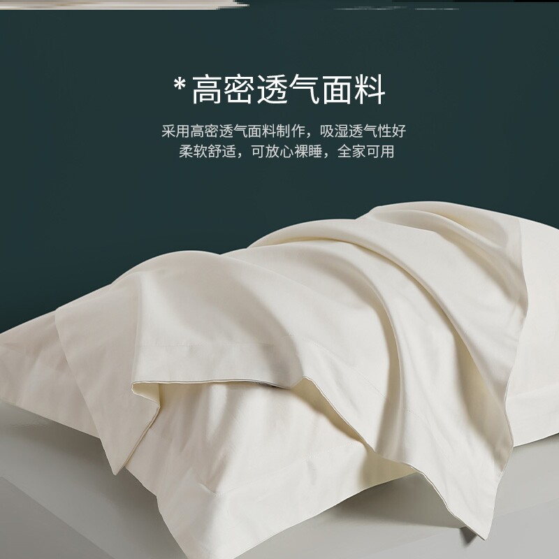 枕套纯棉100全棉一对装50x80酒店大尺寸枕头套60cmx90cm特大65x85