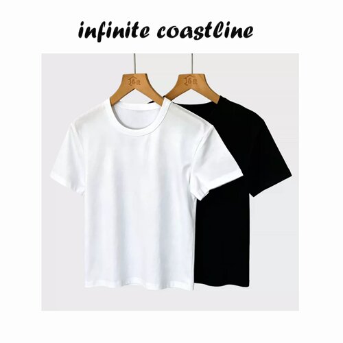 INFINITE COASTLINE/无垠海岸春晓12381匹马棉百搭基础半袖