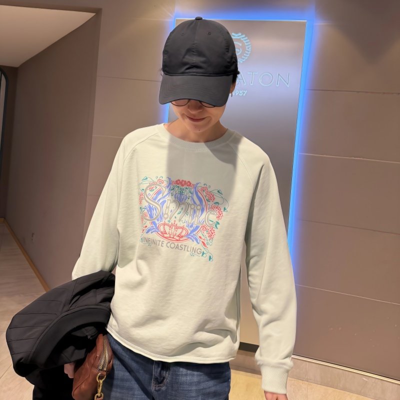 INFINITE COASTLINE/无垠海岸春晓12357百搭休闲微笑上衣