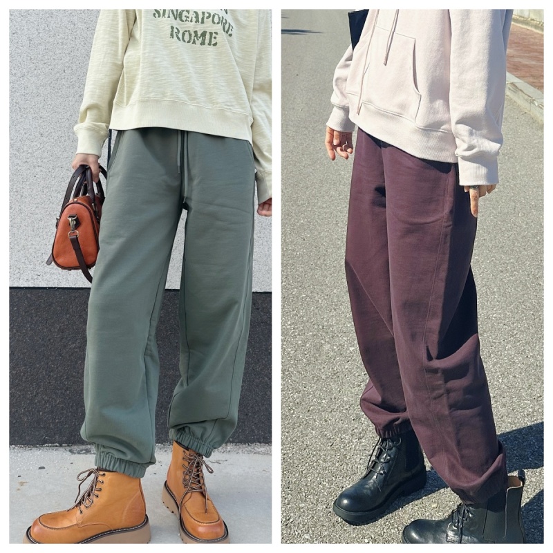 INFINITE COASTLINE/无垠海岸春晓20015休闲纯色大克重卫裤