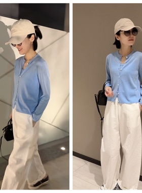 INFINITE COASTLINE/无垠海岸春晓12489百搭休闲水蓝两件套