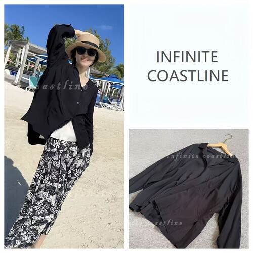 INFINITE COASTLINE/无垠海岸12363【慵懒】黑衬衫