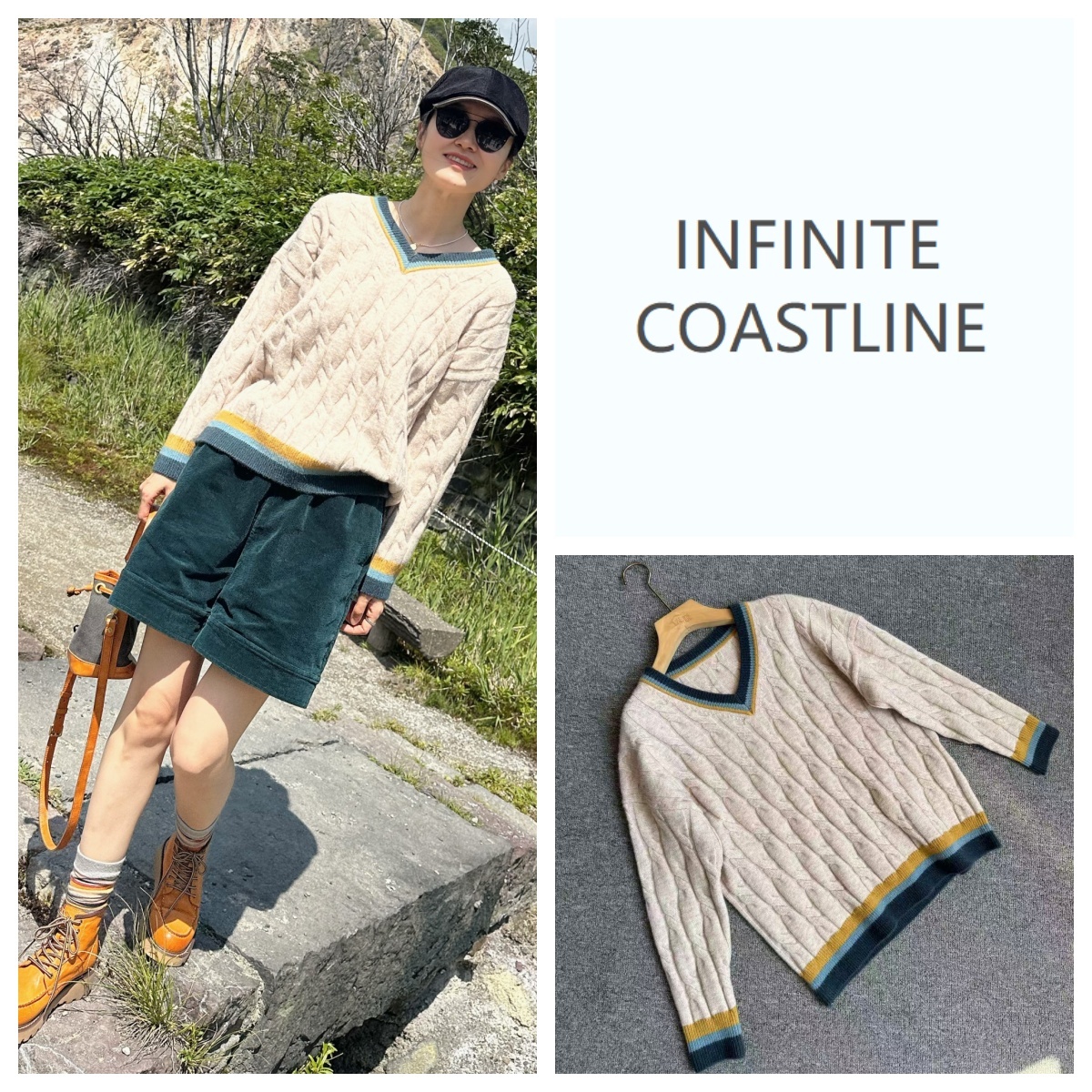 INFINITE COASTLINE/无垠海岸春晓百搭款12522【雀之灵】绒衣