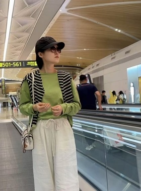 INFINITE COASTLINE/无垠海岸春晓12468极简高级感穿搭青苹果T恤