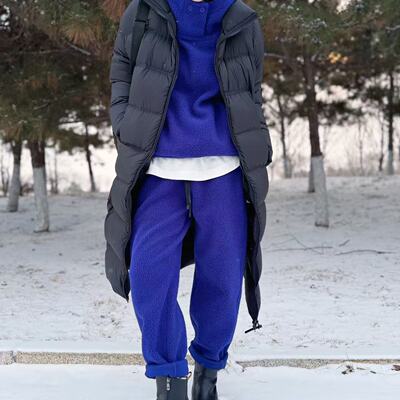 INFINITE COASTLINE/无垠海岸C20027【蓝紫】绒卫裤OD-612