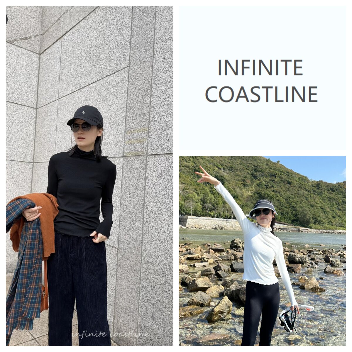 INFINITE COASTLINE/无垠海岸1132【木耳领】打底衫