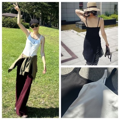 INFINITE COASTLINE/无垠海岸春晓12458百搭细带背心（带胸垫）