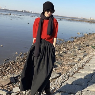 蓬蓬 无垠海岸春晓3156 黑裙 COASTLINE INFINITE