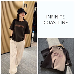 INFINITE COASTLINE/无垠海岸12563【幻影】磨毛大半袖