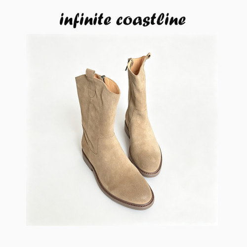 INFINITE COASTLINE/无垠海岸春晓 5198小众款【尖头靴】