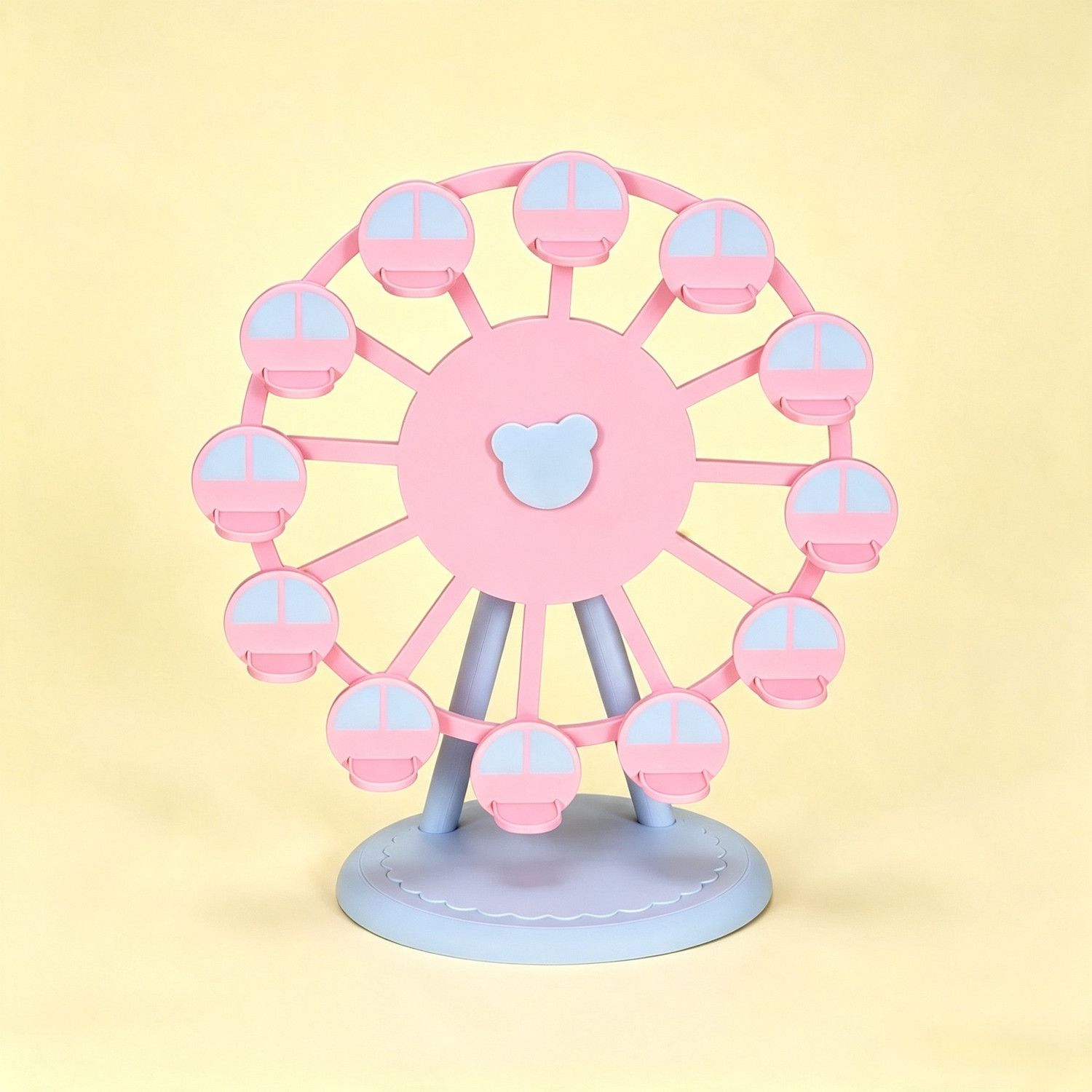 摩天轮3D打印萌粒展示架
