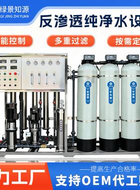 双级ro反渗透设备纯净水大型工业商用全自动去离子水设备厂家直供