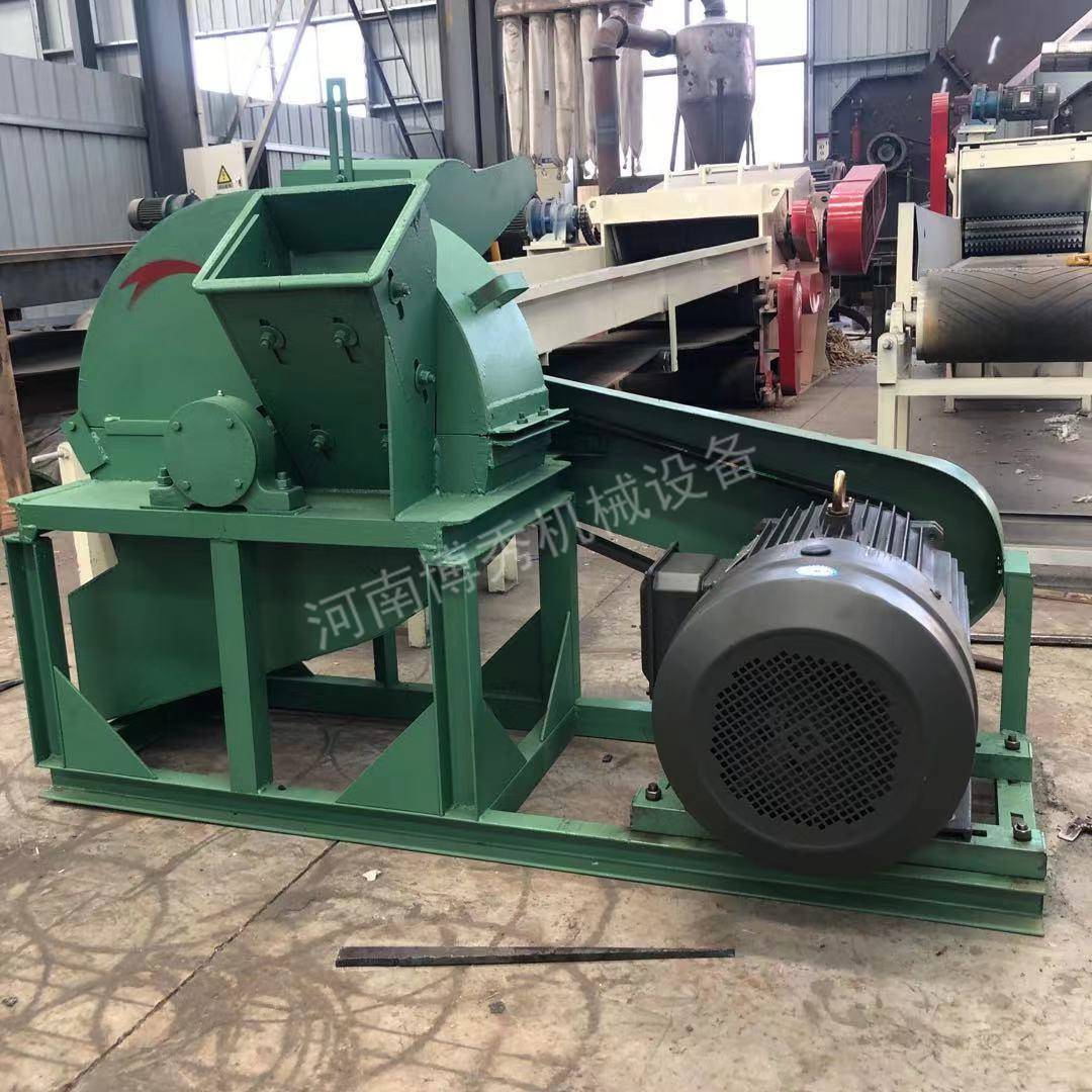 林业用双进料口木屑机树枝叶粉碎机树木破碎机全自动化