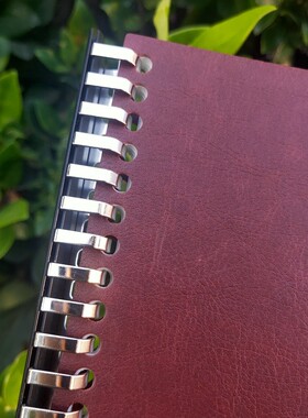 【蓝色】A4 A5 B5软面活页本可拆卸便携轻薄笔记本计划本理财办公