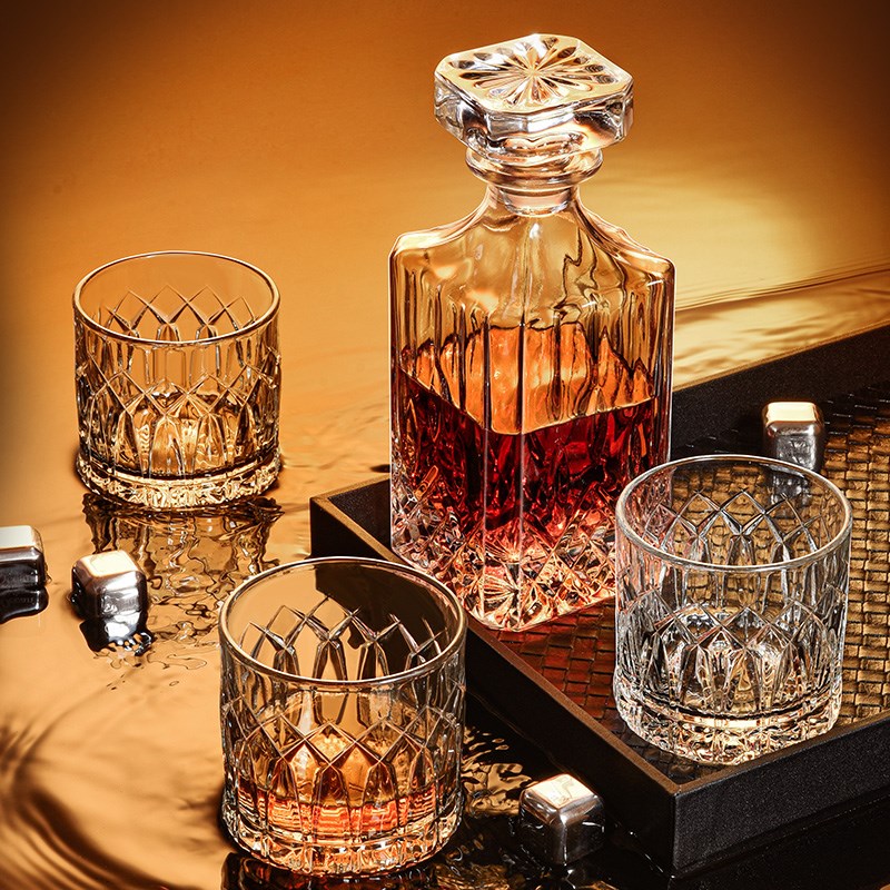 ocean鸥欣威士忌酒杯套装家用洋酒杯子威士忌玻璃酒樽创意酒具