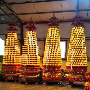 寺庙千佛灯电子功能佛灯塔佛堂求财供佛光明灯壁式智能柱子灯灯墙