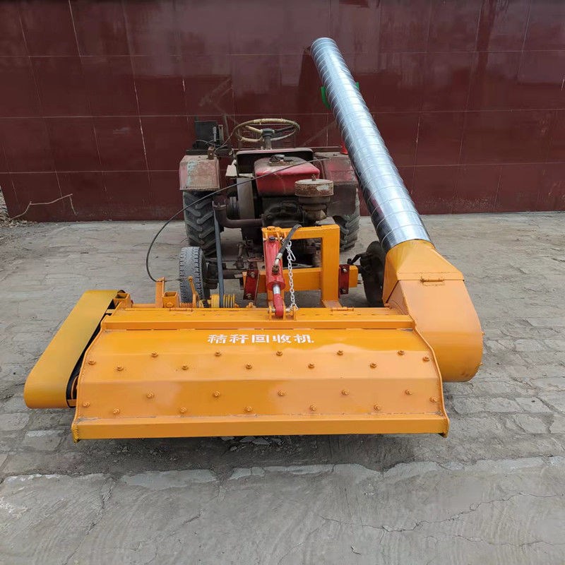 单杠小四轮前置秸秆机玉米秸秆捡拾机牧草黑麦V草收割机青储机